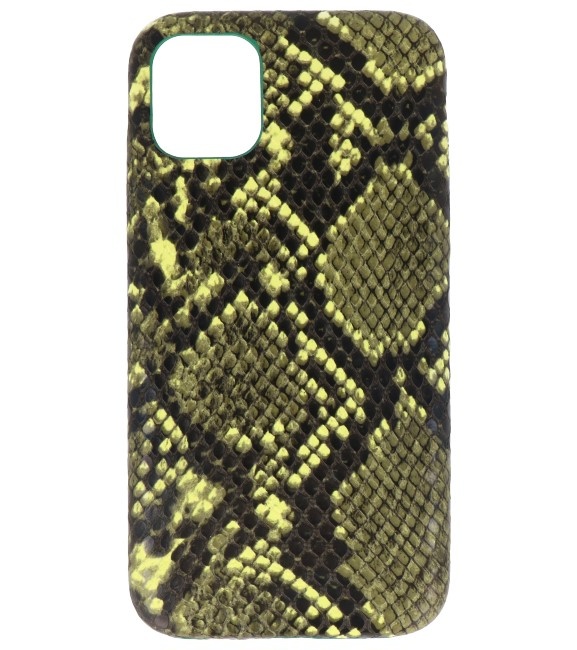 Snake Design TPU taske til iPhone 11 Pro mørkegrøn