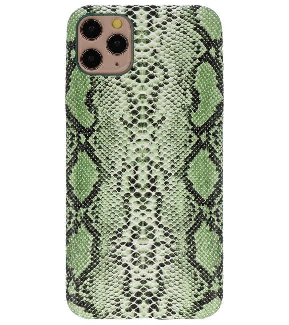 Slangedesign TPU taske iPhone 11 Pro Max Grøn