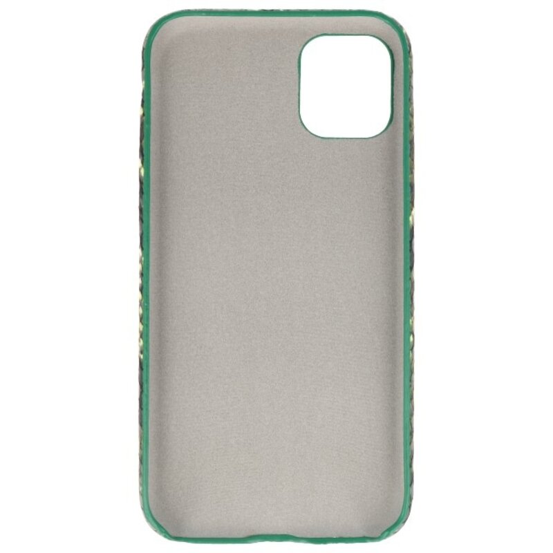 Coque TPU Snake Design iPhone 11 Pro Max Vert Foncé