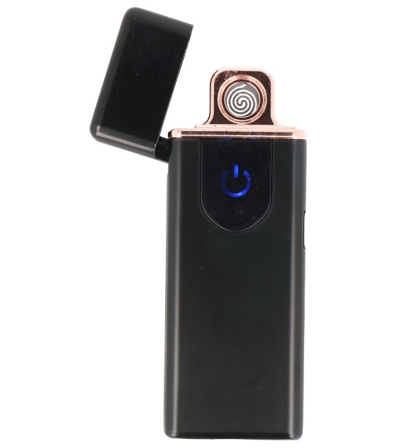Touch Screen Electrically rechargeable lighter Black