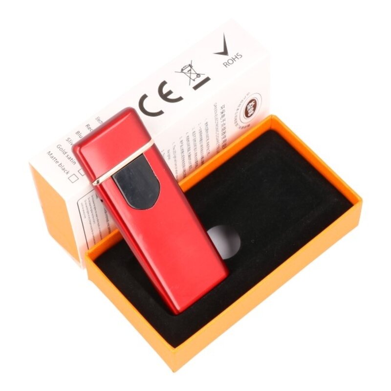 Touch Screen Electric rechargeable lighter Red