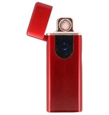 Touch Screen Electric rechargeable lighter Red