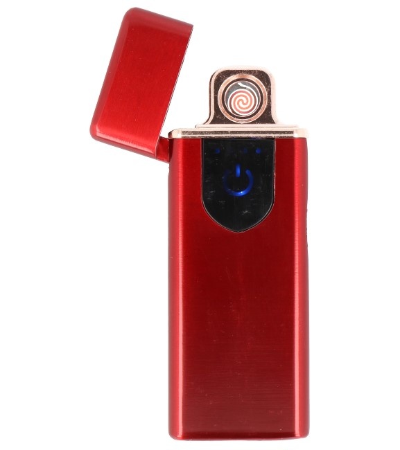 Touch Screen Electric rechargeable lighter Red