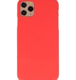 Color TPU Hoesje voor iPhone 11 Pro Rood