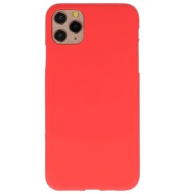 Coque en TPU couleur pour iPhone 11 Pro Red