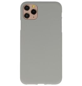 Color TPU case for iPhone 11 Pro gray