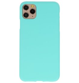 Custodia in TPU a colori per iPhone 11 Pro turchese