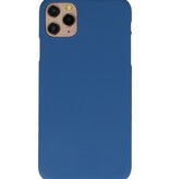 Color TPU Hoesje voor iPhone 11 Pro Max Navy