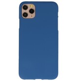 Coque TPU couleur pour iPhone 11 Pro Max Navy