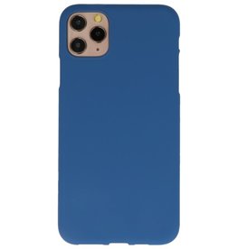 Coque TPU couleur pour iPhone 11 Pro Max Navy