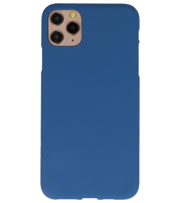 Color TPU Hoesje voor iPhone 11 Pro Max Navy