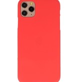 Coque TPU couleur pour iPhone 11 Pro Max Rouge