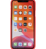 Coque TPU couleur pour iPhone 11 Pro Max Rouge