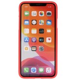 Custodia in TPU a colori per iPhone 11 Pro Max Rosso