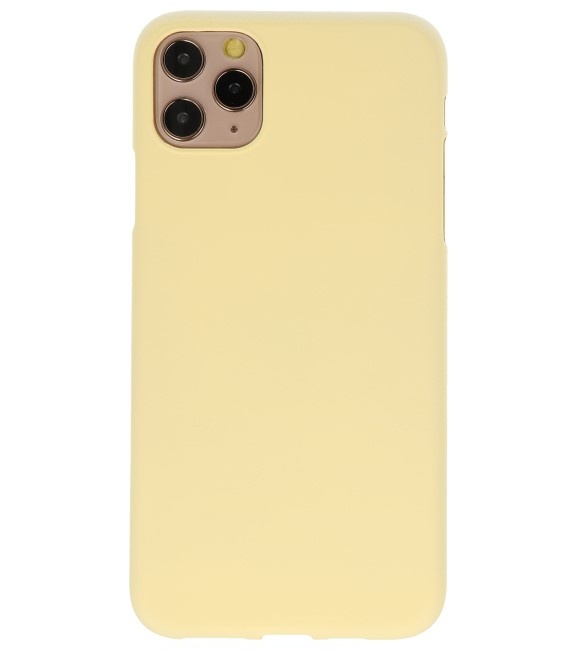 Farbe TPU Fall für iPhone 11 Pro Max Yellow