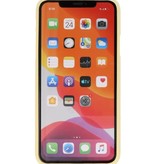 Custodia in TPU a colori per iPhone 11 Pro Max giallo