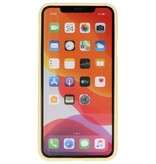 Custodia in TPU a colori per iPhone 11 Pro Max giallo