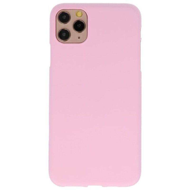 Custodia in TPU a colori per iPhone 11 Pro Max rosa