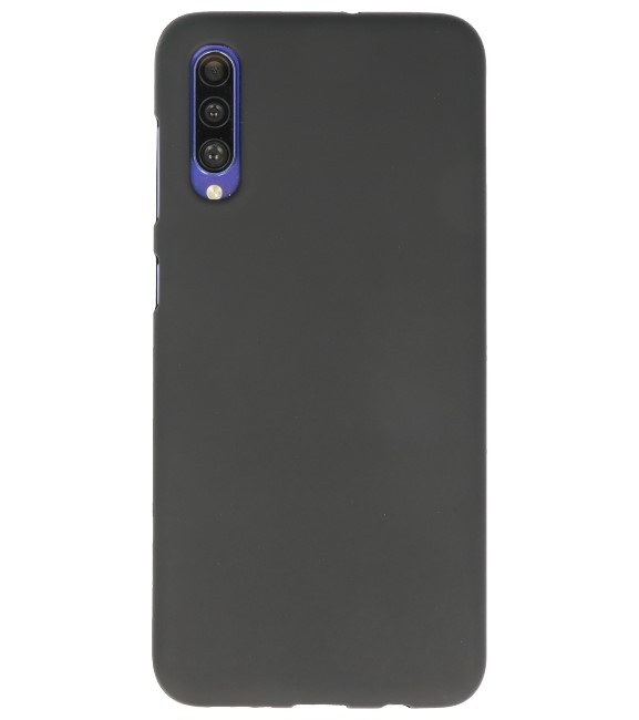 Farve TPU taske til Samsung Galaxy A50s sort