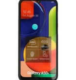 Color TPU Hoesje voor Samsung Galaxy A50s Zwart