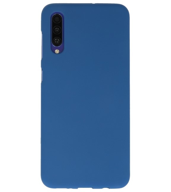 Farve TPU taske til Samsung Galaxy A50s Navy