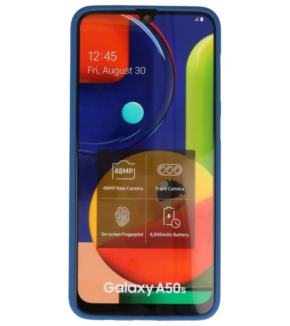 Color TPU Hoesje voor Samsung Galaxy A50s Navy