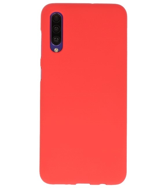 Coque en TPU couleur pour Samsung Galaxy A50s rouge