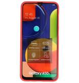 Custodia in TPU a colori per Samsung Galaxy A50s rossa