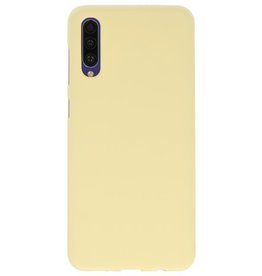 Coque en TPU couleur pour Samsung Galaxy A50 jaune