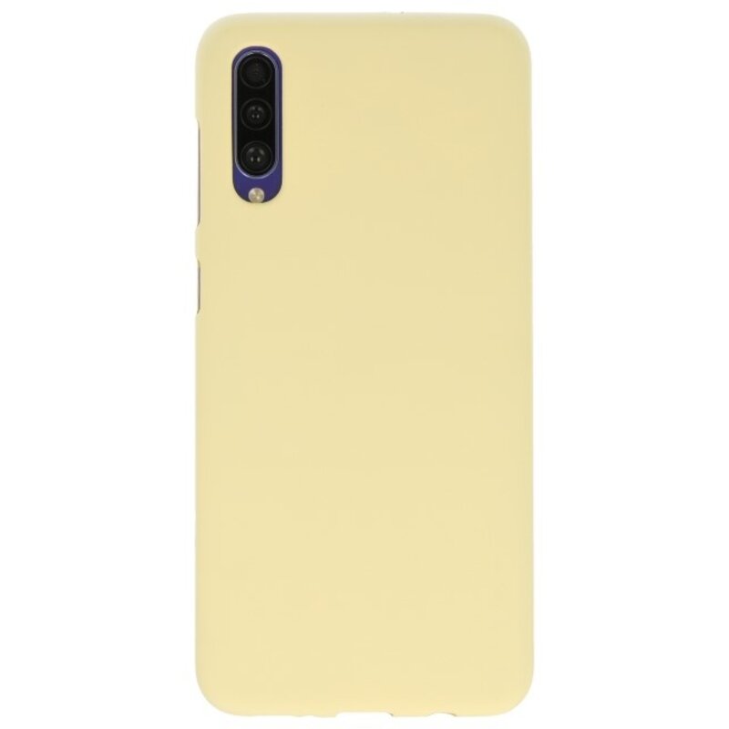 Coque en TPU couleur pour Samsung Galaxy A50 jaune