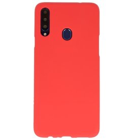 Coque en TPU couleur pour Samsung Galaxy A20s rouge