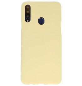 Coque en TPU couleur pour Samsung Galaxy A20s jaune