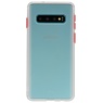 Combinación de colores Estuche rígido para Galaxy S10 Transparente