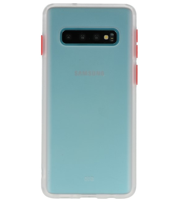 Color combination Hard Case for Galaxy S10 Transparent