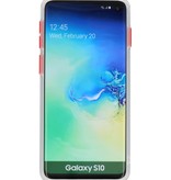 Combinación de colores Estuche rígido para Galaxy S10 Transparente