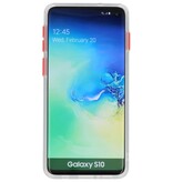 Farvekombination Hård taske til Galaxy S10 Transparent