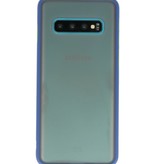 Combinación de colores Estuche rígido para Galaxy S10 Azul