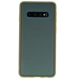 Farvekombination Hård etui til Galaxy S10 Green