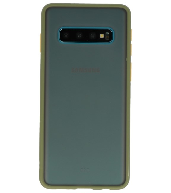 Farbkombination Hard Case für Galaxy S10 Grün