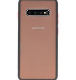 Combinazione di colori Custodia rigida per Galaxy S10 Plus nero