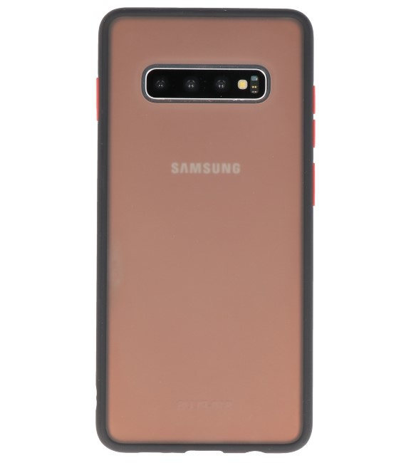 Combinazione di colori Custodia rigida per Galaxy S10 Plus nero