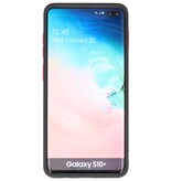 Étui rigide à combinaison de couleurs pour Galaxy S10 Plus Noir