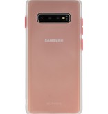 Color combination Hard Case for Galaxy S10 Plus Transparent