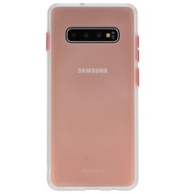 Color combination Hard Case for Galaxy S10 Plus Transparent