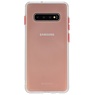 Combinación de colores Estuche rígido para Galaxy S10 Plus Transparente