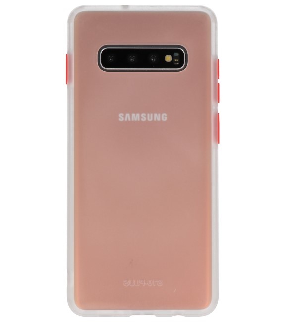 Combinazione di colori Custodia rigida per Galaxy S10 Plus trasparente