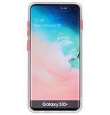 Étui rigide à combinaison de couleurs pour Galaxy S10 Plus Transparent