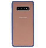 Combinazione di colori Custodia rigida per Galaxy S10 Plus blu