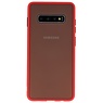 Combinazione di colori Custodia rigida per Galaxy S10 Plus rosso