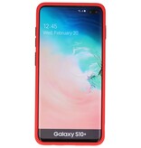 Combinazione di colori Custodia rigida per Galaxy S10 Plus rosso